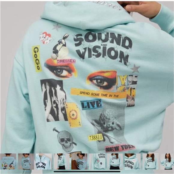 Daydreamer Tops - Daydreamer Sound and Vision Hoodie/Sweatshirt
